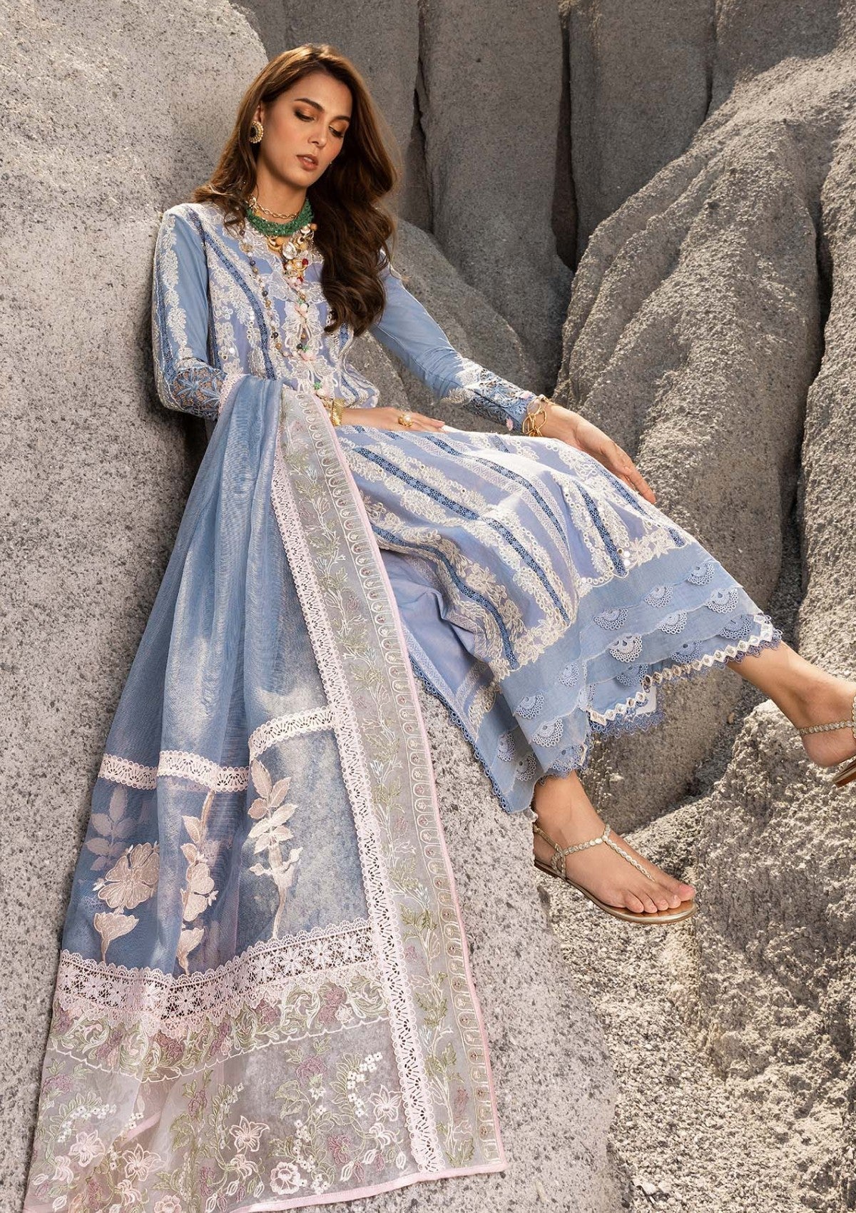 Lawn - Saira Shakira - Unstitched Festive 25 - NADINE-A