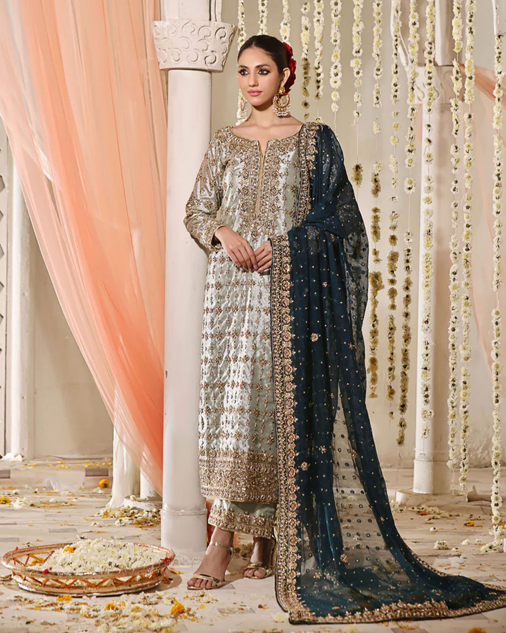 Haris Shakeel || Double Zari Fabric || Wedding Dress