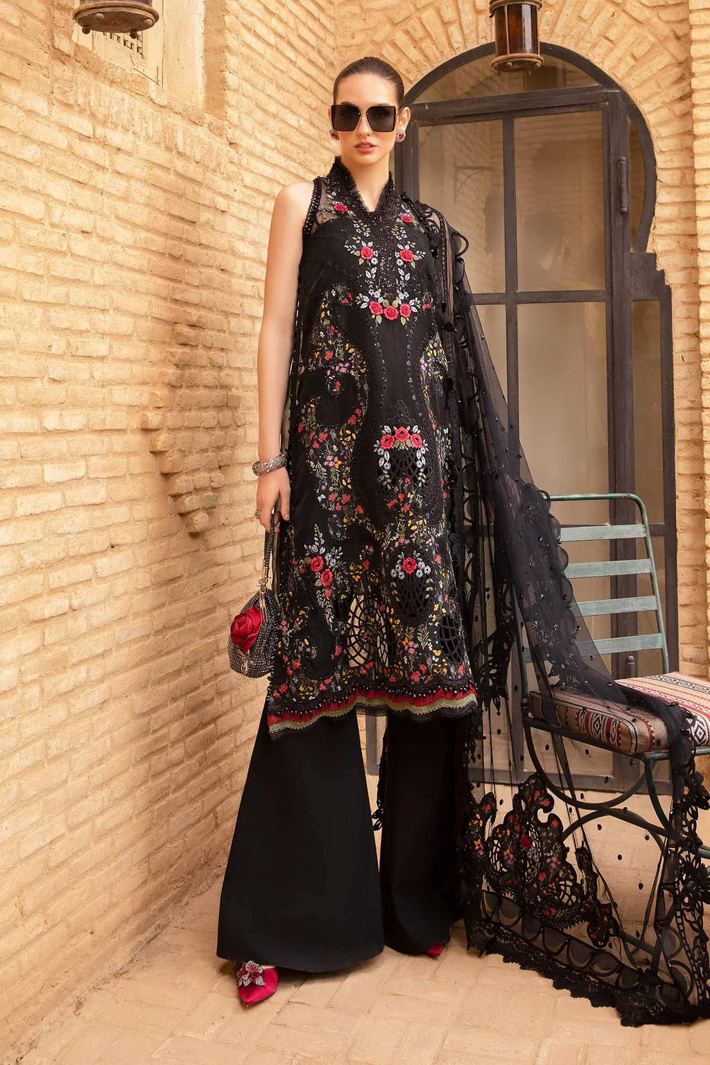 Maria B Luxury Lawn 2024 | 5B (GZ-491)