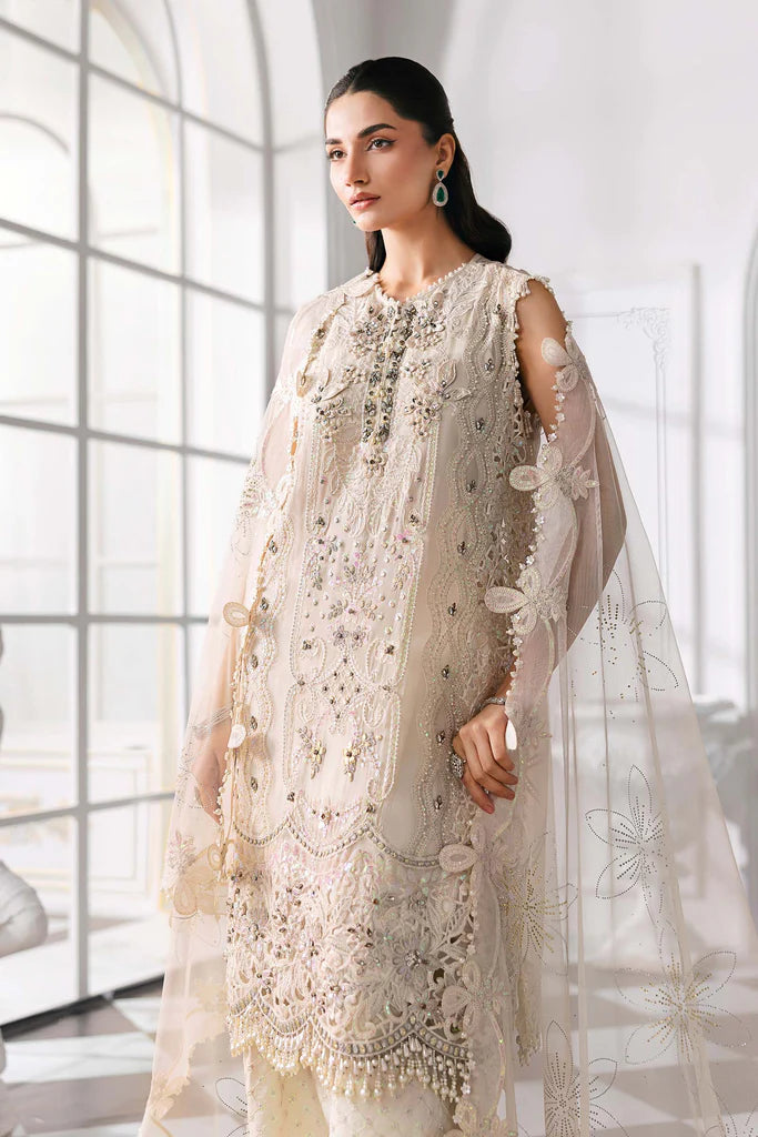 MARIA.B Mbroidered Luxury Formals – Embroidered Chiffon Suit | BD-3007