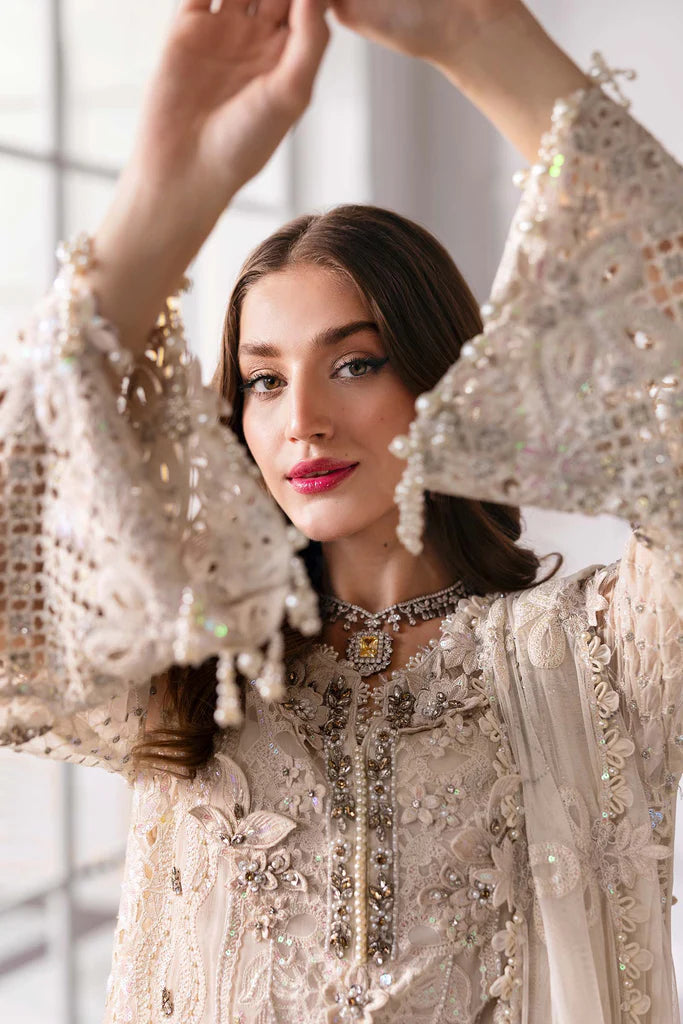 MARIA.B Mbroidered Luxury Formals – Embroidered Chiffon Suit | BD-3007