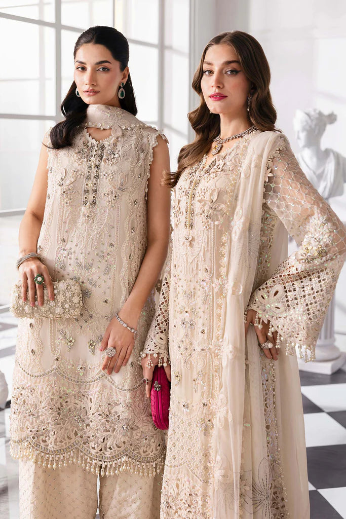 MARIA.B Mbroidered Luxury Formals – Embroidered Chiffon Suit | BD-3007