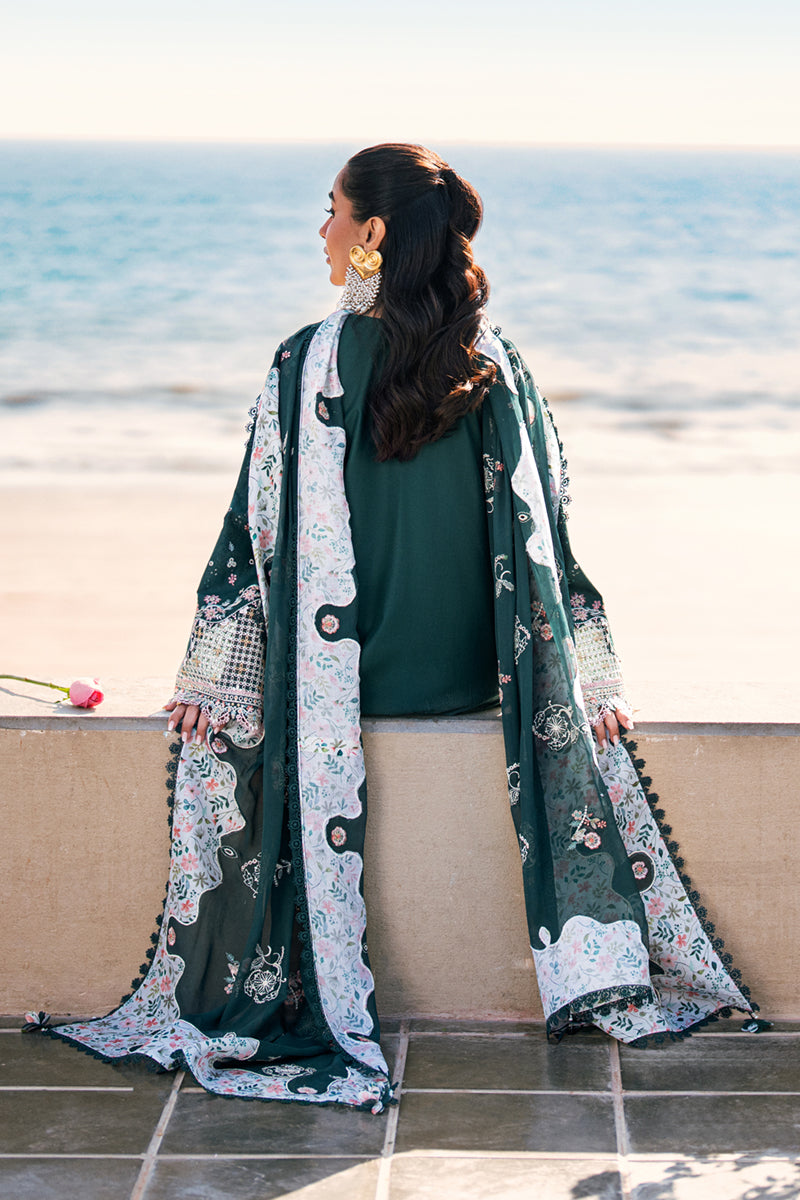 Qalamkar Luxyry Lawn | Sahil 2025 | FK-13 ELIZA