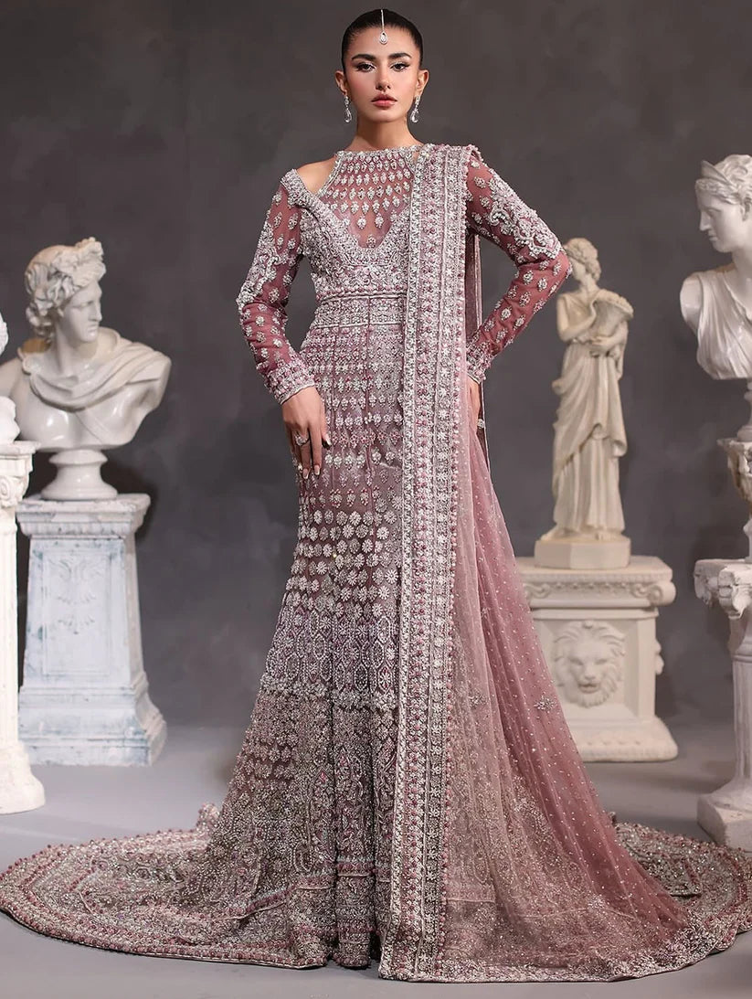 Ahmad Sultan | 3 Piece Unstitched Embroidered Organza | VELEZA ZIRELLE