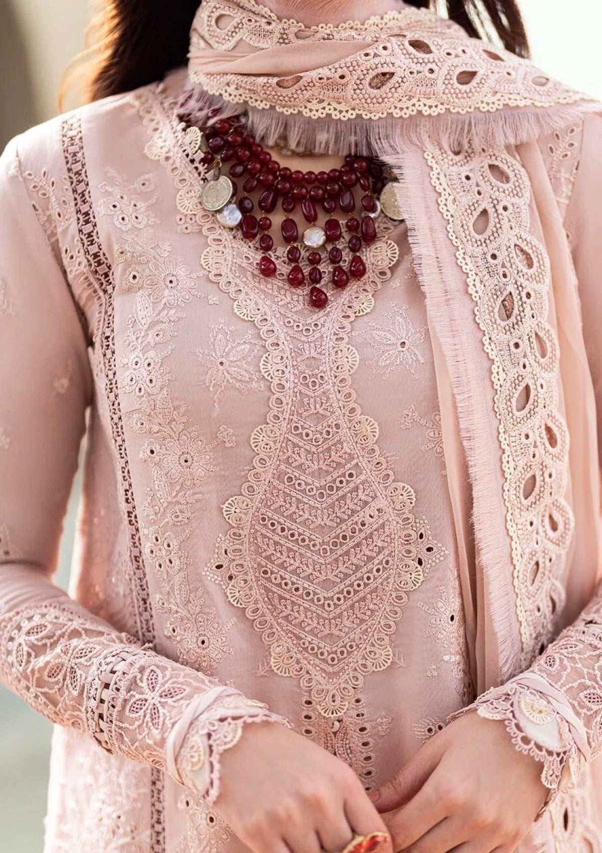 Qalamkar Embroidered Luxury Lawn Collection Unstitched 3Pc Suit