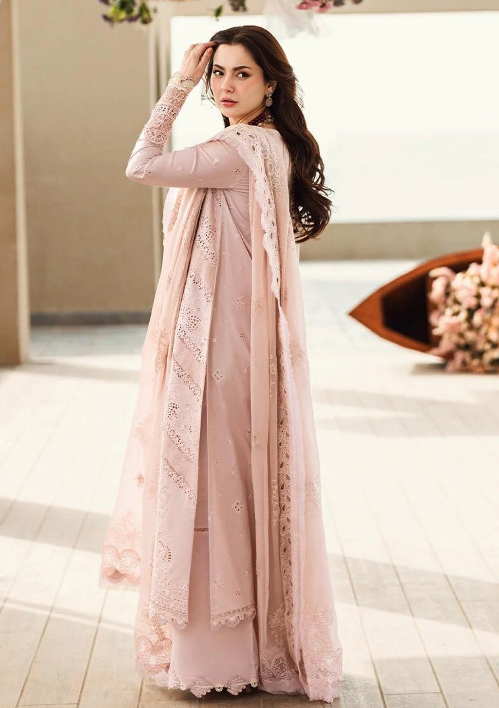 Qalamkar Embroidered Luxury Lawn Collection Unstitched 3Pc Suit