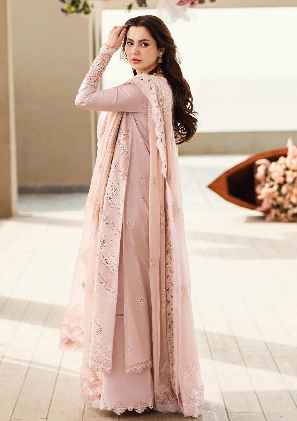 Qalamkar Embroidered Luxury Lawn Collection Unstitched 3Pc Suit